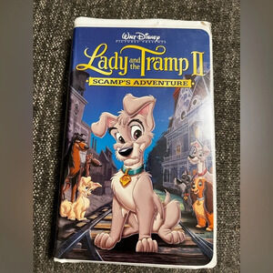 Disney’s “Lady and the Tramp II Scamps Adventure” VHS Tape